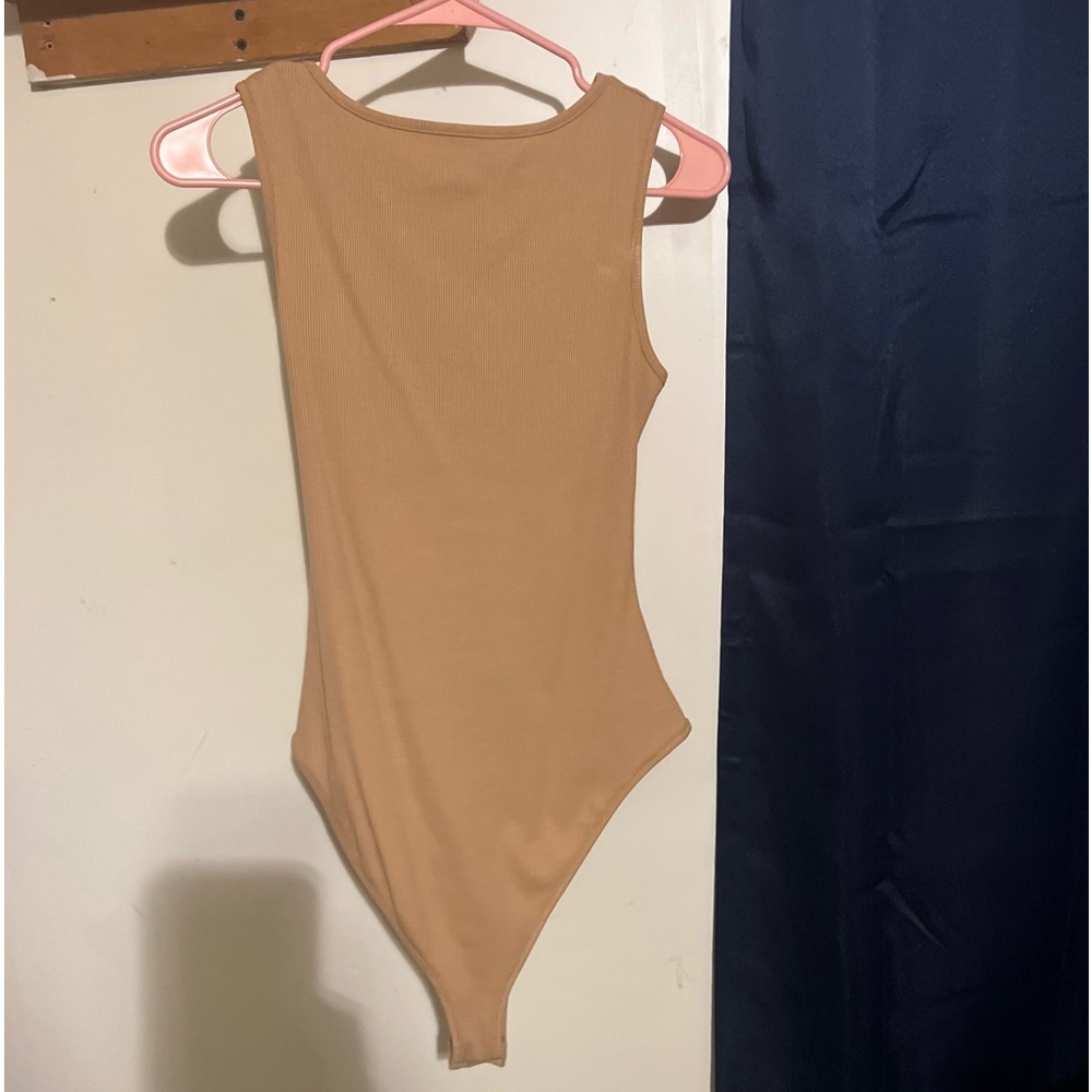 Cutout Bodysuit | Medium Tan